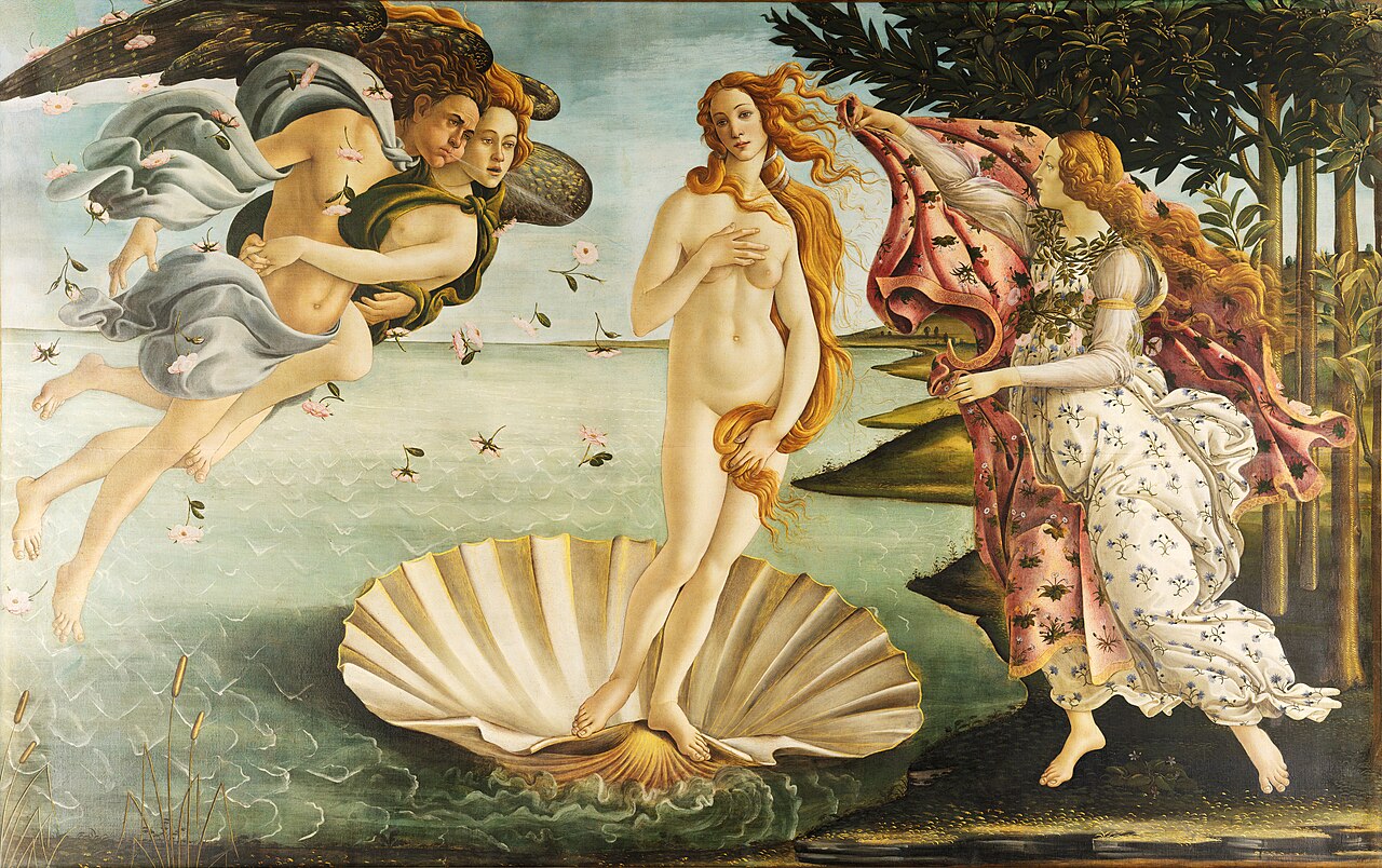 Sandro Botticelli, The Birth of Venus (c. 1485)