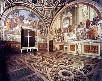 Raphael, The School of Athens (Stanza della Segnatura, c. 1511)